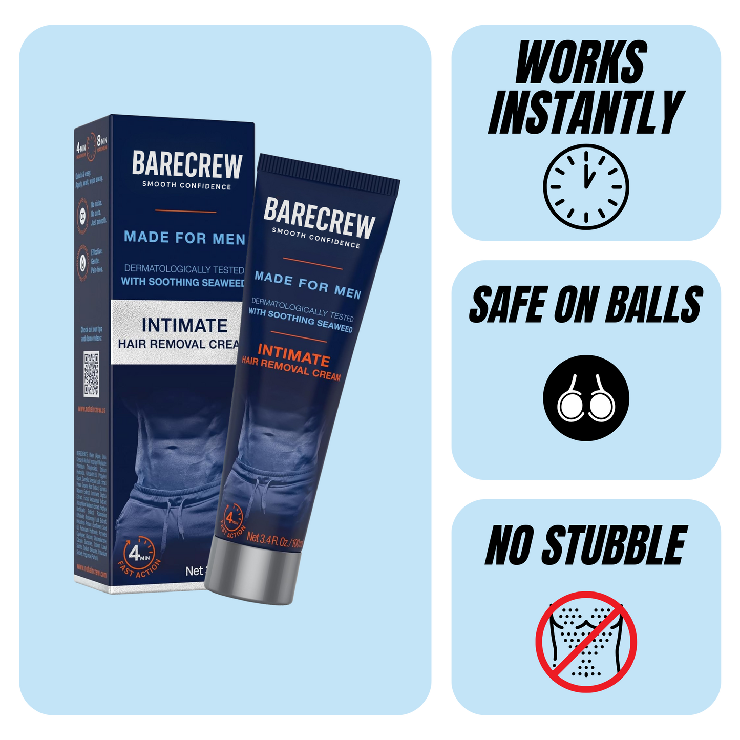 Bare Crew Hair Removal Cream